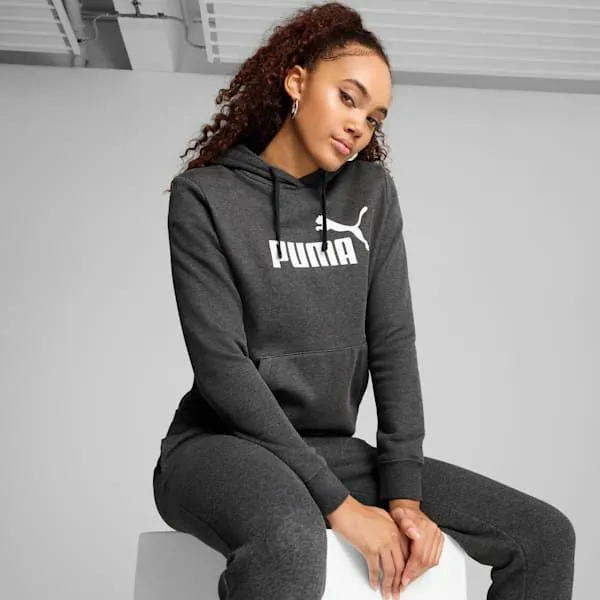 Puma Hoodies and Sweatshirts Essentials No 1 Logo 039s Hoodie Dark Gray Heather 8211 Women Puma Hoodies and Sweatshirts Essentials No 1 Logo 039s Hoodie Dark Gray Heather 8211 Women