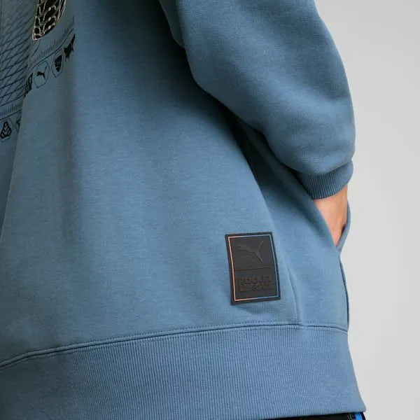 Puma Hoodies and Sweatshirts PUMA X ROCKET LEAGUE 039s Hoodie Blue Horizon 8211 Men Puma Hoodies and Sweatshirts PUMA X ROCKET LEAGUE 039s Hoodie Blue Horizon 8211 Men