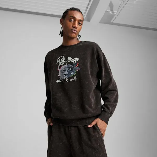 Puma Hoodies and Sweatshirts PUMA X TMNT 039s Relaxed Crew Sweatshirt Puma Black 8211 Men Puma Hoodies and Sweatshirts PUMA X TMNT 039s Relaxed Crew Sweatshirt Puma Black 8211 Men