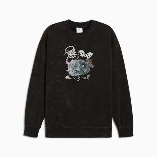 Puma Hoodies and Sweatshirts PUMA X TMNT 039s Relaxed Crew Sweatshirt Puma Black 8211 Men Puma Hoodies and Sweatshirts PUMA X TMNT 039s Relaxed Crew Sweatshirt Puma Black 8211 Men