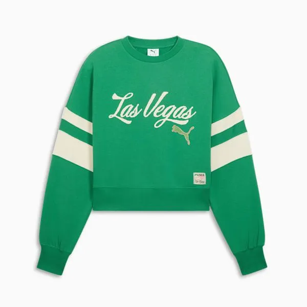 Puma Hoodies and Sweatshirts Wardrobe Essentials Las Vegas 039s Crew Sweatshirt Archive Green 8211 Women Puma Hoodies and Sweatshirts Wardrobe Essentials Las Vegas 039s Crew Sweatshirt Archive Green 8211 Women