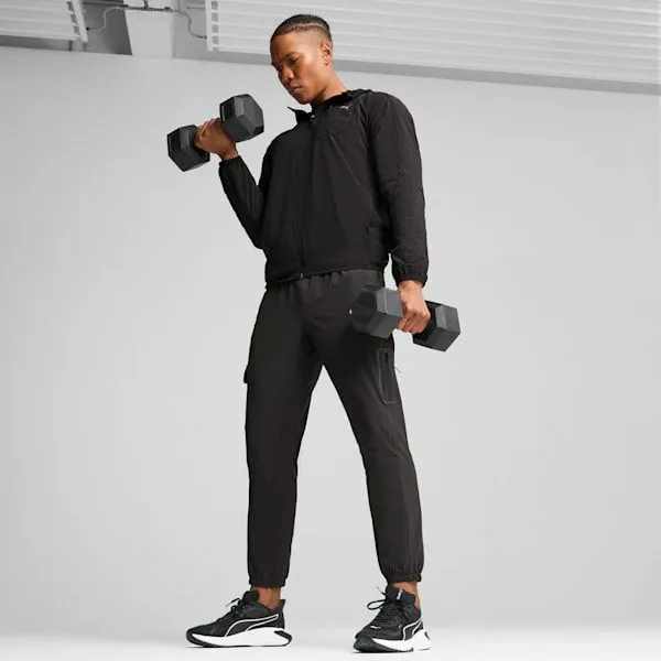 Puma Jackets and Outerwear PUMA FLEX 039s Woven Jacket Puma Black 8211 Men