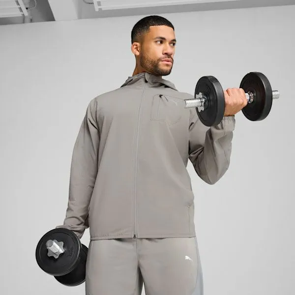 Puma Jackets and Outerwear PUMA FLEX 039s Woven Jacket Stormy Slate 8211 Men