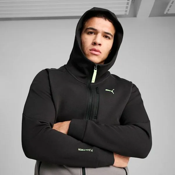 Puma Jackets and Outerwear PUMATECH 039s FullZip Hoodie Cast Iron 8211 Men