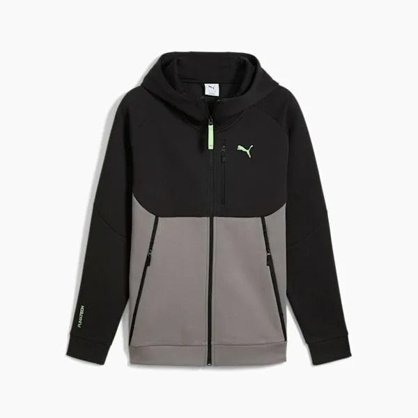 Puma Jackets and Outerwear PUMATECH 039s FullZip Hoodie Cast Iron 8211 Men