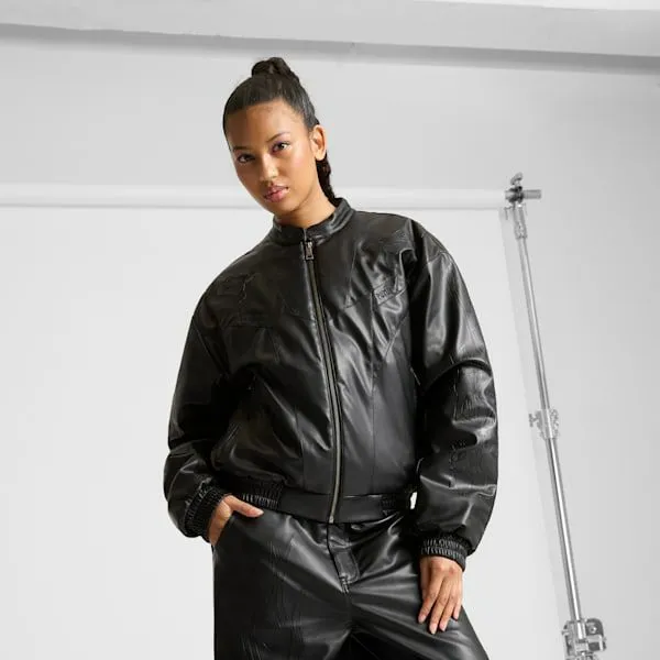 Puma Jackets and Outerwear Super PUMA Bomber Jacket Puma Black 8211 Women