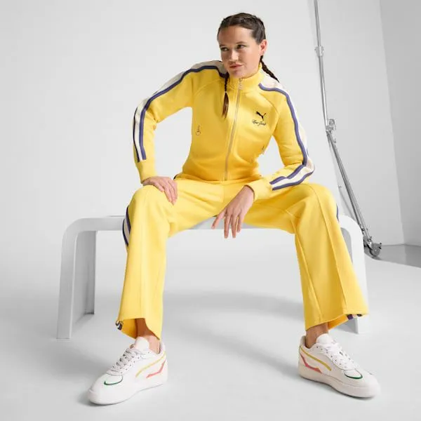 Puma Jackets and Outerwear T7 Bright Lights NYC Flagship 039s Track Jacket Sunny Yellow 8211 Women Puma Jackets and Outerwear T7 Bright Lights NYC Flagship 039s Track Jacket Sunny Yellow 8211 Women