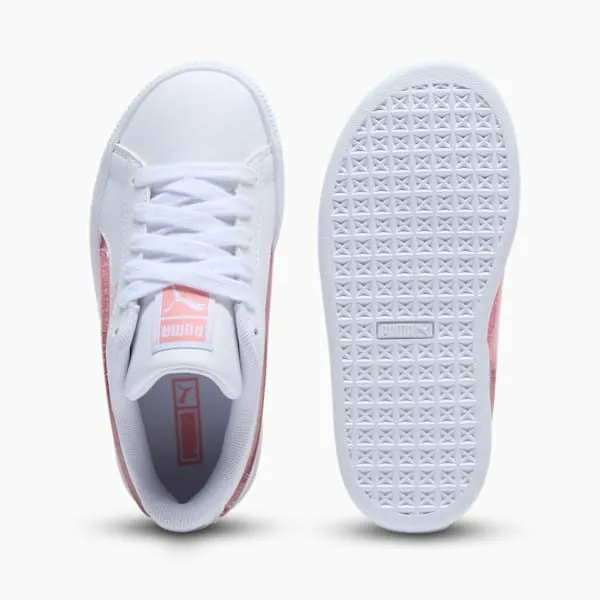 Puma Kids Basket Glitter Little 039 Sneakers Puma Whitepink Fruit 8211 Kids