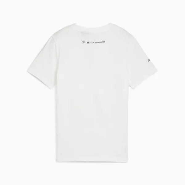 Puma Kids BMW M Motorsport Car Graphic Big 039 Tee Puma White 8211 Kids