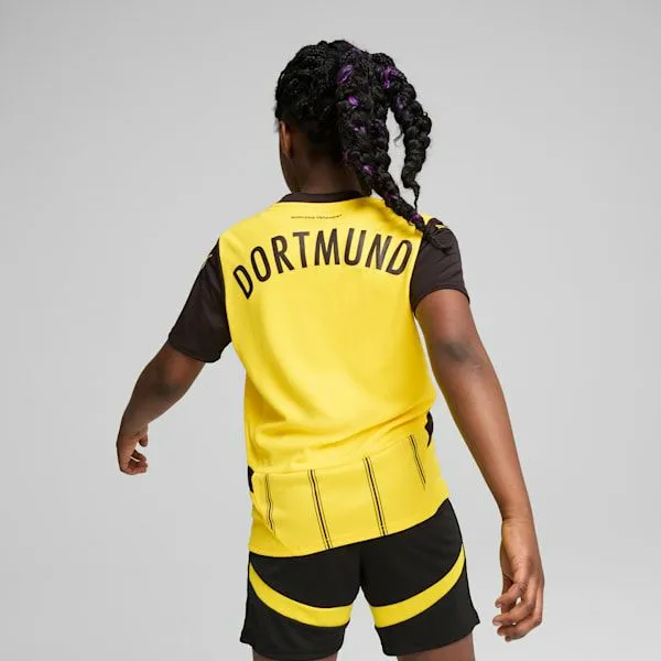 Puma Kids Borussia Dortmund 2425 Replica Home Big 039 Soccer Jersey Faster Yellowpuma Black 8211 Kids Puma Kids Borussia Dortmund 2425 Replica Home Big 039 Soccer Jersey Faster Yellowpuma Black 8211 Kids