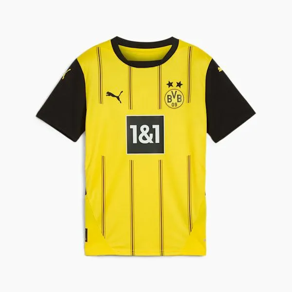 Puma Kids Borussia Dortmund 2425 Replica Home Big 039 Soccer Jersey Faster Yellowpuma Black 8211 Kids Puma Kids Borussia Dortmund 2425 Replica Home Big 039 Soccer Jersey Faster Yellowpuma Black 8211 Kids