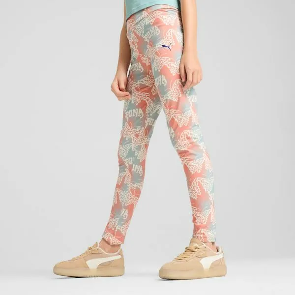 Puma Kids BUTTERFLY VIBE Big 039 High Waise Leggings Modern Mint 8211 Kids