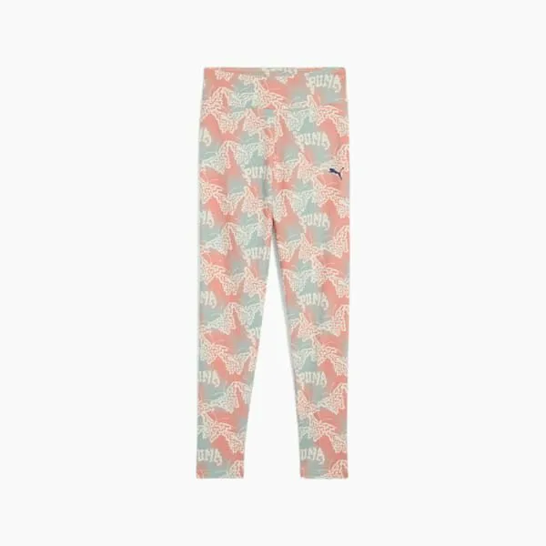 Puma Kids BUTTERFLY VIBE Big 039 High Waise Leggings Modern Mint 8211 Kids