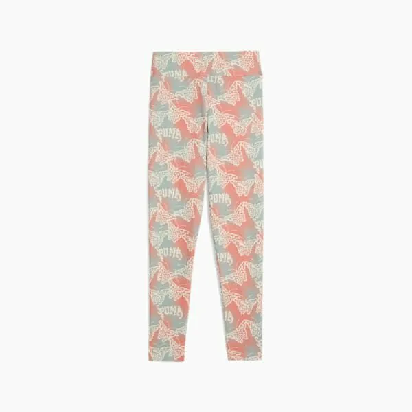 Puma Kids BUTTERFLY VIBE Big 039 High Waise Leggings Modern Mint 8211 Kids