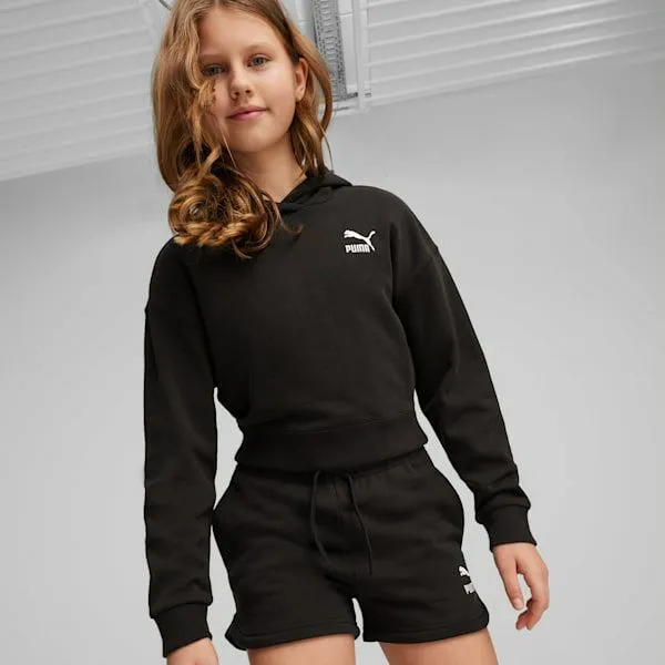 Puma Kids Classics Big 039 Hoodie Puma Black 8211 Kids