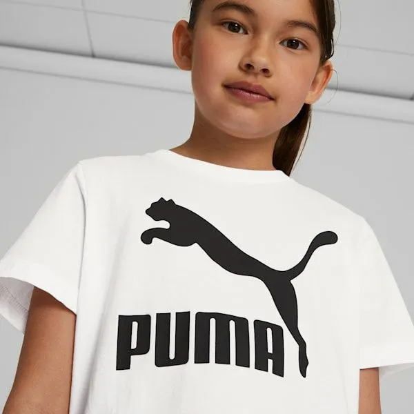 Puma Kids Classics Big 039 Tee Puma White 8211 Kids