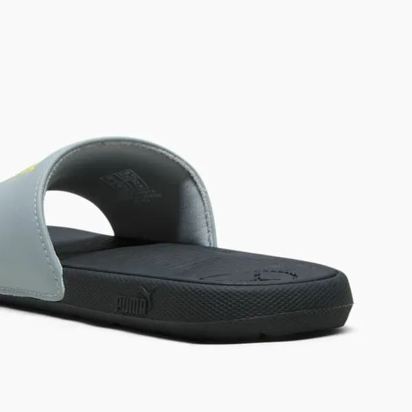 Puma Kids Cool Cat 20 Big 039 Slides Cool Mid Graylime Sheenpuma Black 8211 Kids