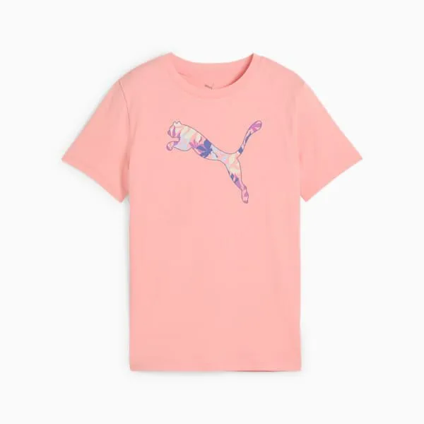Puma Kids Essentials Big 039 Graphic Tee II Pink Fruit 8211 Kids