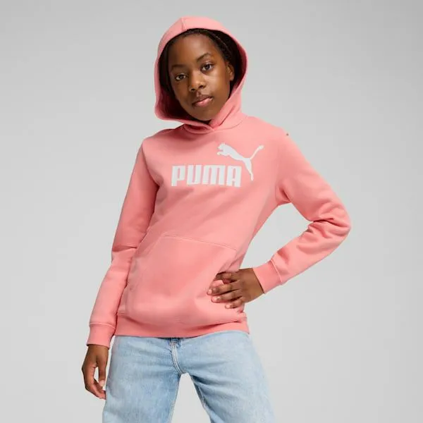 Puma Kids Essentials No 1 Logo Big 039 Fleece Hoodie Pink Fruit 8211 Kids