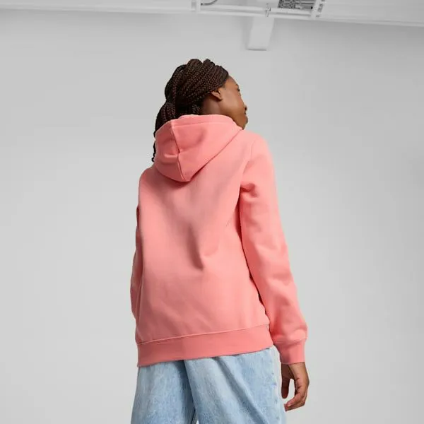 Puma Kids Essentials No 1 Logo Big 039 Fleece Hoodie Pink Fruit 8211 Kids
