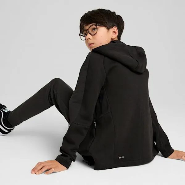 Puma Kids EVOSTRIPE Big 039 FullZip Hoodie Puma Black 8211 Kids
