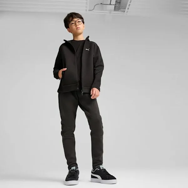 Puma Kids EVOSTRIPE Big 039 FullZip Hoodie Puma Black 8211 Kids