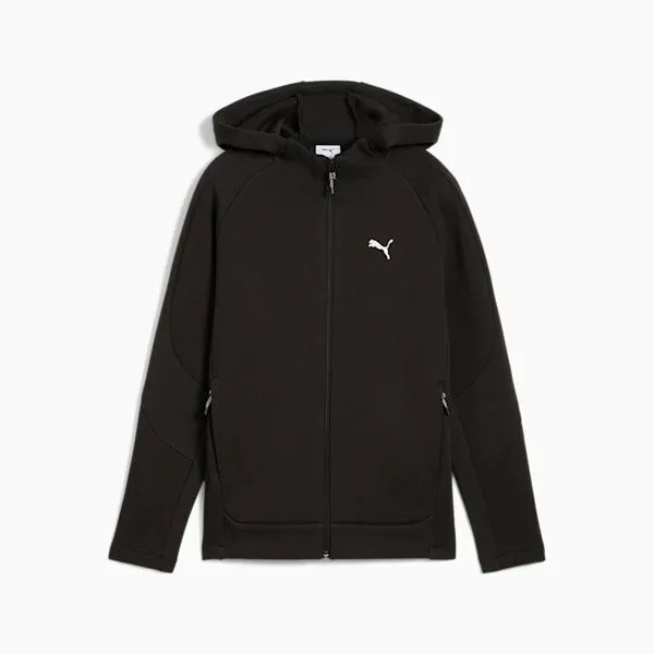 Puma Kids EVOSTRIPE Big 039 FullZip Hoodie Puma Black 8211 Kids