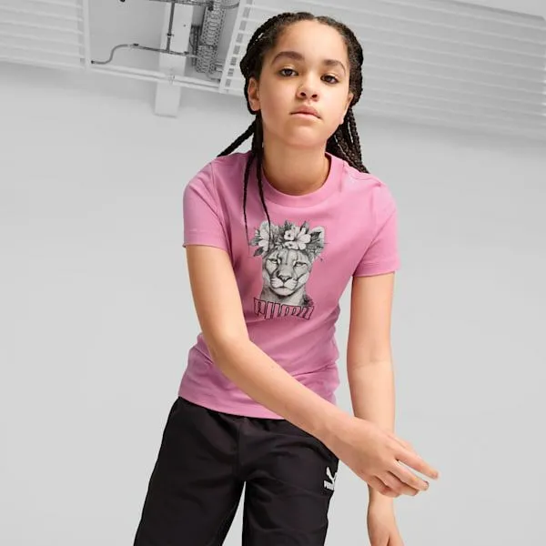Puma Kids Flower Crown Big 039 Graphic Tee Mauved Out 8211 Kids