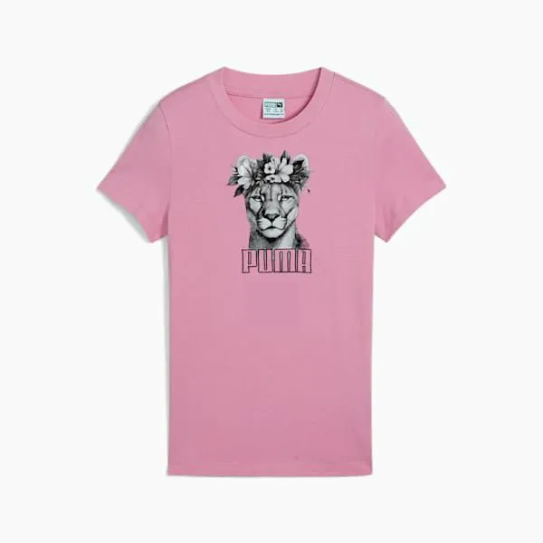 Puma Kids Flower Crown Big 039 Graphic Tee Mauved Out 8211 Kids