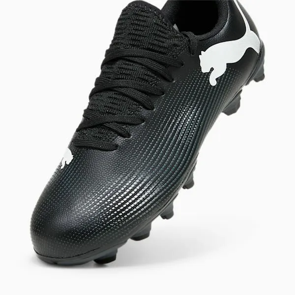Puma Kids FUTURE 7 PLAY 039 FirmArtificial Ground Soccer Cleats Puma Blackpuma White 8211 Kids