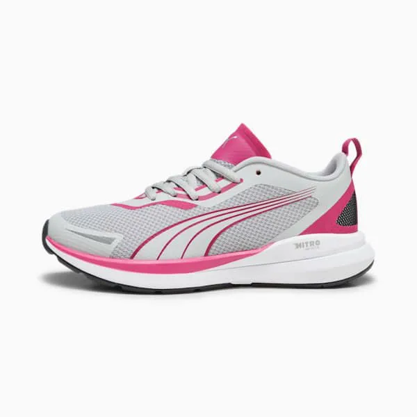 Puma Kids Kruz NITRO Big 039 Sneakers Ash Graypinktasticpuma Silver 8211 Kids
