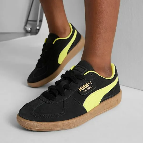 Puma Kids Palermo Big 039 Sneakers Puma Blacklemon Sherbert 8211 Kids
