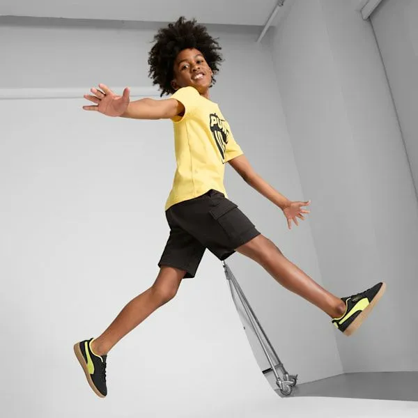 Puma Kids Palermo Big 039 Sneakers Puma Blacklemon Sherbert 8211 Kids