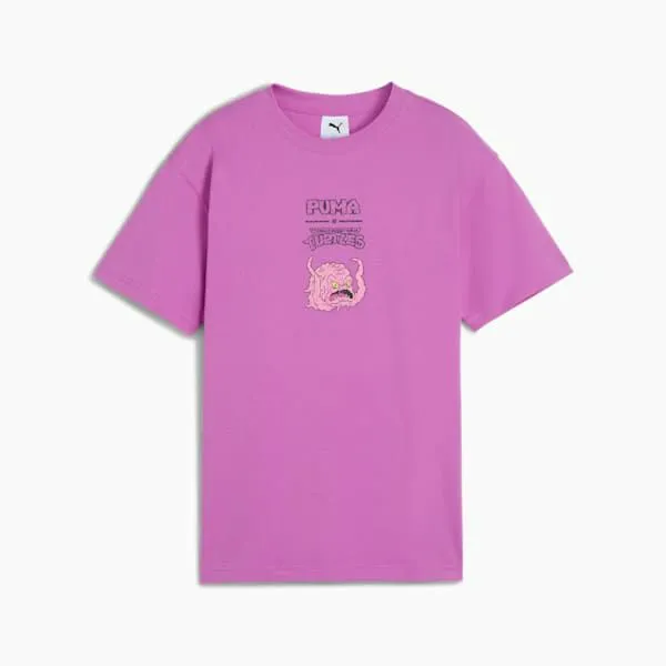 Puma Kids PUMA HOOPS X TMNT Big 039 Relaxed Graphic Tee Wild Berry 8211 Kids Puma Kids PUMA HOOPS X TMNT Big 039 Relaxed Graphic Tee Wild Berry 8211 Kids