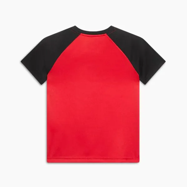 Puma Kids PUMA Logo Little 039 Tee For All Time Red 8211 Kids