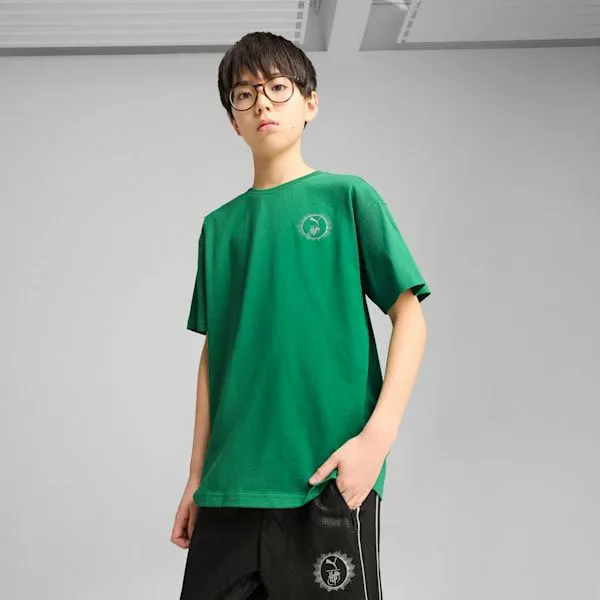 Puma Kids PUMA X HARRY POTTER Big 039 Relaxed Graphic Tee Archive Green 8211 Kids