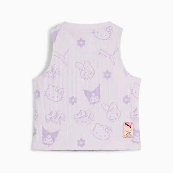 Puma Kids PUMA X HELLO KITTY AND FRIENDS Little 039 Ribbed Tank Top Lilac Frost 8211 Kids Puma Kids PUMA X HELLO KITTY AND FRIENDS Little 039 Ribbed Tank Top Lilac Frost 8211 Kids