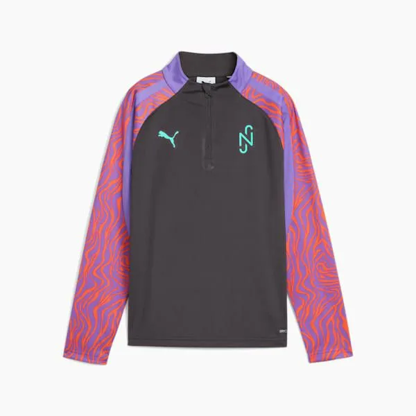 Puma Kids PUMA X NEYMAR Creativity Big 039 QuarterZip Soccer Top Dark Coalsoft Violet 8211 Kids Puma Kids PUMA X NEYMAR Creativity Big 039 QuarterZip Soccer Top Dark Coalsoft Violet 8211 Kids