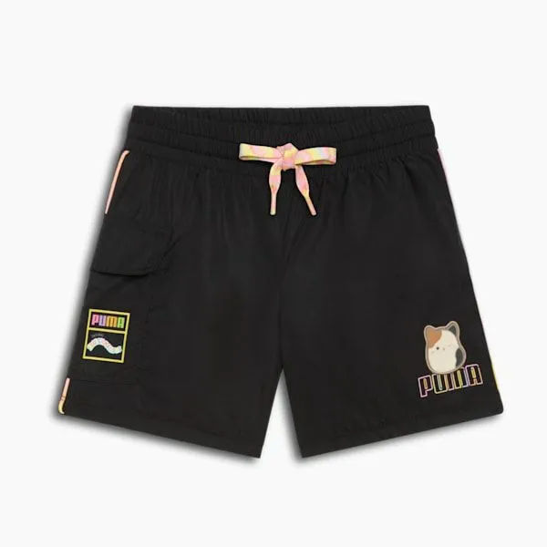 Puma Kids PUMA X SQUISHMALLOWS Cam Toddlers039 Shorts Puma Black 8211 Kids