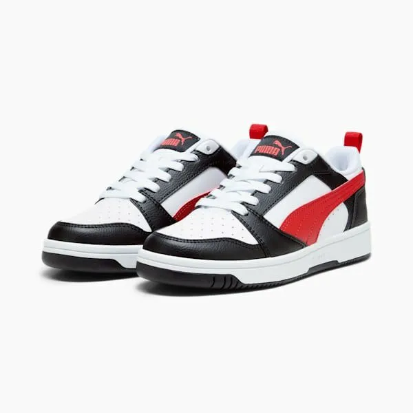 Puma Kids Rebound V6 Big 039 Sneakers Puma Whitefor All Time Redpuma Black 8211 Kids Puma Kids Rebound V6 Big 039 Sneakers Puma Whitefor All Time Redpuma Black 8211 Kids