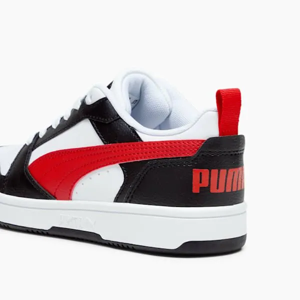 Puma Kids Rebound V6 Big 039 Sneakers Puma Whitefor All Time Redpuma Black 8211 Kids Puma Kids Rebound V6 Big 039 Sneakers Puma Whitefor All Time Redpuma Black 8211 Kids