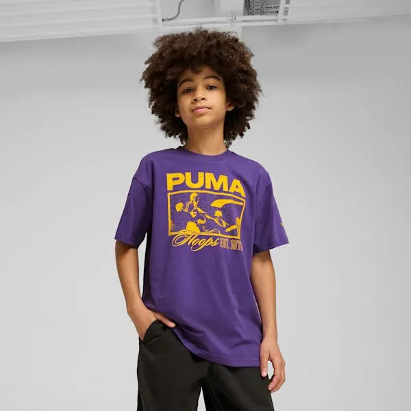 Puma Kids Rival Rage Big 039 Tee I Team Violet 8211 Kids