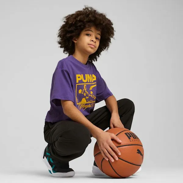 Puma Kids Rival Rage Big 039 Tee I Team Violet 8211 Kids