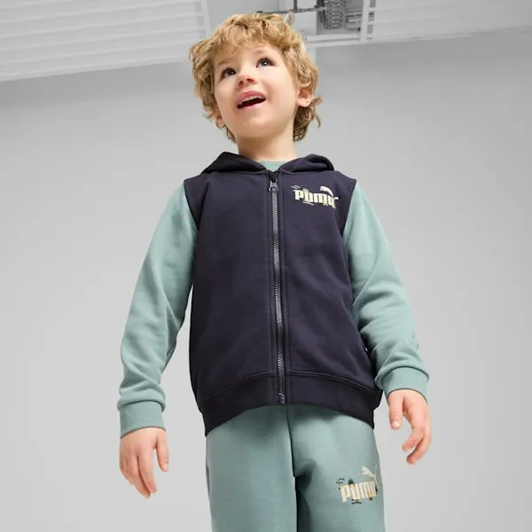 Puma Kids Sandy Adventures Little 039 FullZip Hoodie New Navy 8211 Kids