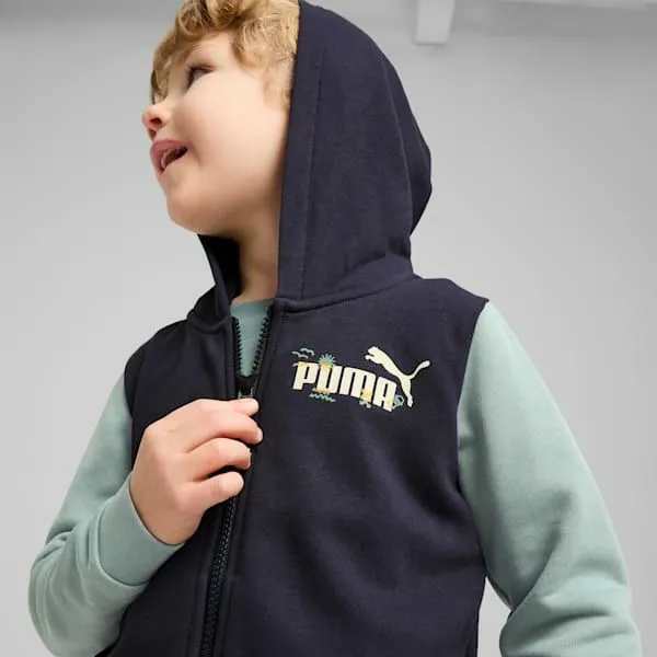 Puma Kids Sandy Adventures Little 039 FullZip Hoodie New Navy 8211 Kids