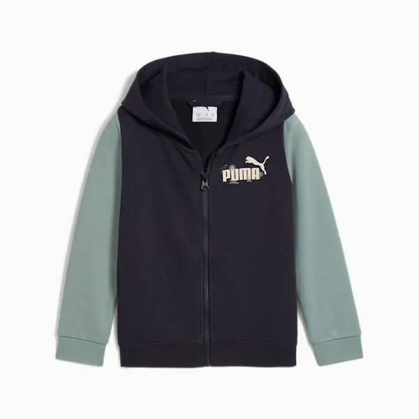 Puma Kids Sandy Adventures Little 039 FullZip Hoodie New Navy 8211 Kids