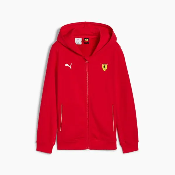 Puma Kids Scuderia Ferrari Race Big 039 Hoodie Rosso Corsa 8211 Kids
