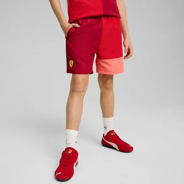 Puma Kids Scuderia Ferrari Race Big 039 Lifestyle Shorts Rosso Corsa 8211 Kids Puma Kids Scuderia Ferrari Race Big 039 Lifestyle Shorts Rosso Corsa 8211 Kids