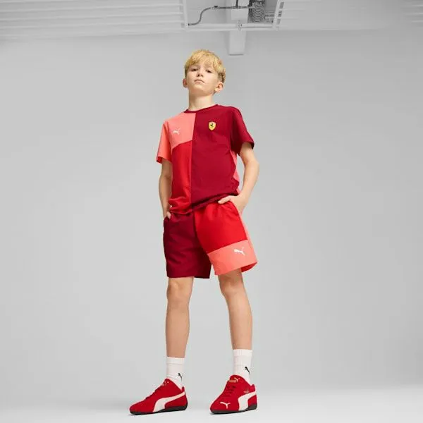 Puma Kids Scuderia Ferrari Race Big 039 Lifestyle Shorts Rosso Corsa 8211 Kids Puma Kids Scuderia Ferrari Race Big 039 Lifestyle Shorts Rosso Corsa 8211 Kids