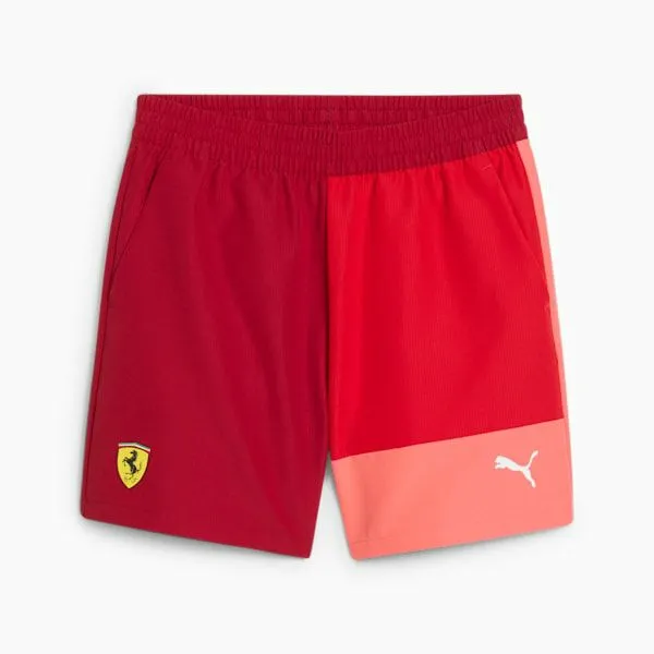 Puma Kids Scuderia Ferrari Race Big 039 Lifestyle Shorts Rosso Corsa 8211 Kids Puma Kids Scuderia Ferrari Race Big 039 Lifestyle Shorts Rosso Corsa 8211 Kids